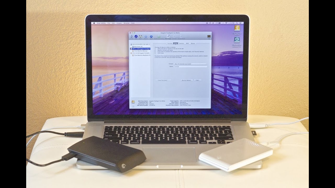 have a external hard drive formatted for mac and windows